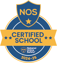 National Online Safety Logo for certified schools 2024 to 2025
